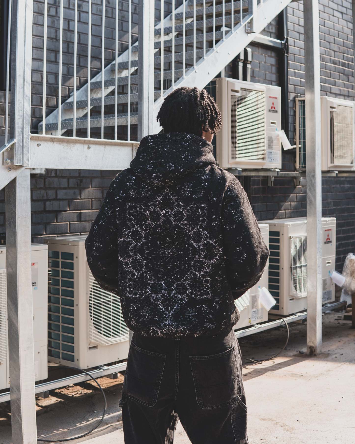 BLAZE Tapestry Hoodie|Streetwear Oversized Vintage Casual Wear-Coordom