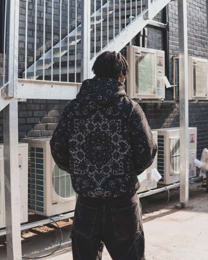 BLAZE Tapestry Hoodie|Streetwear Oversized Vintage Casual Wear-Coordom