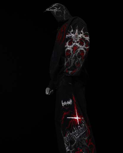 Heavenly Knight Oversized Zip-up Hoodie [NIGHTMARE]-Coordom