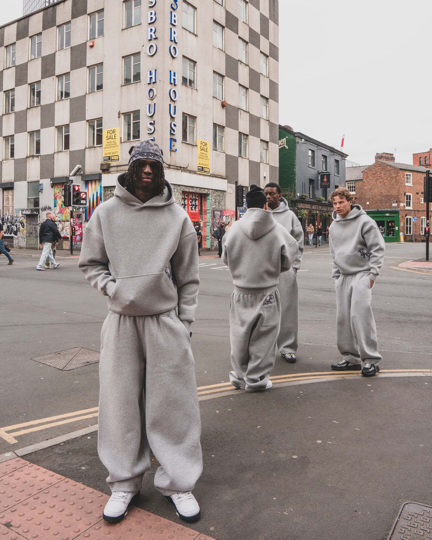 Disc Baggy Joggers Grey [630GSM]-Coordom