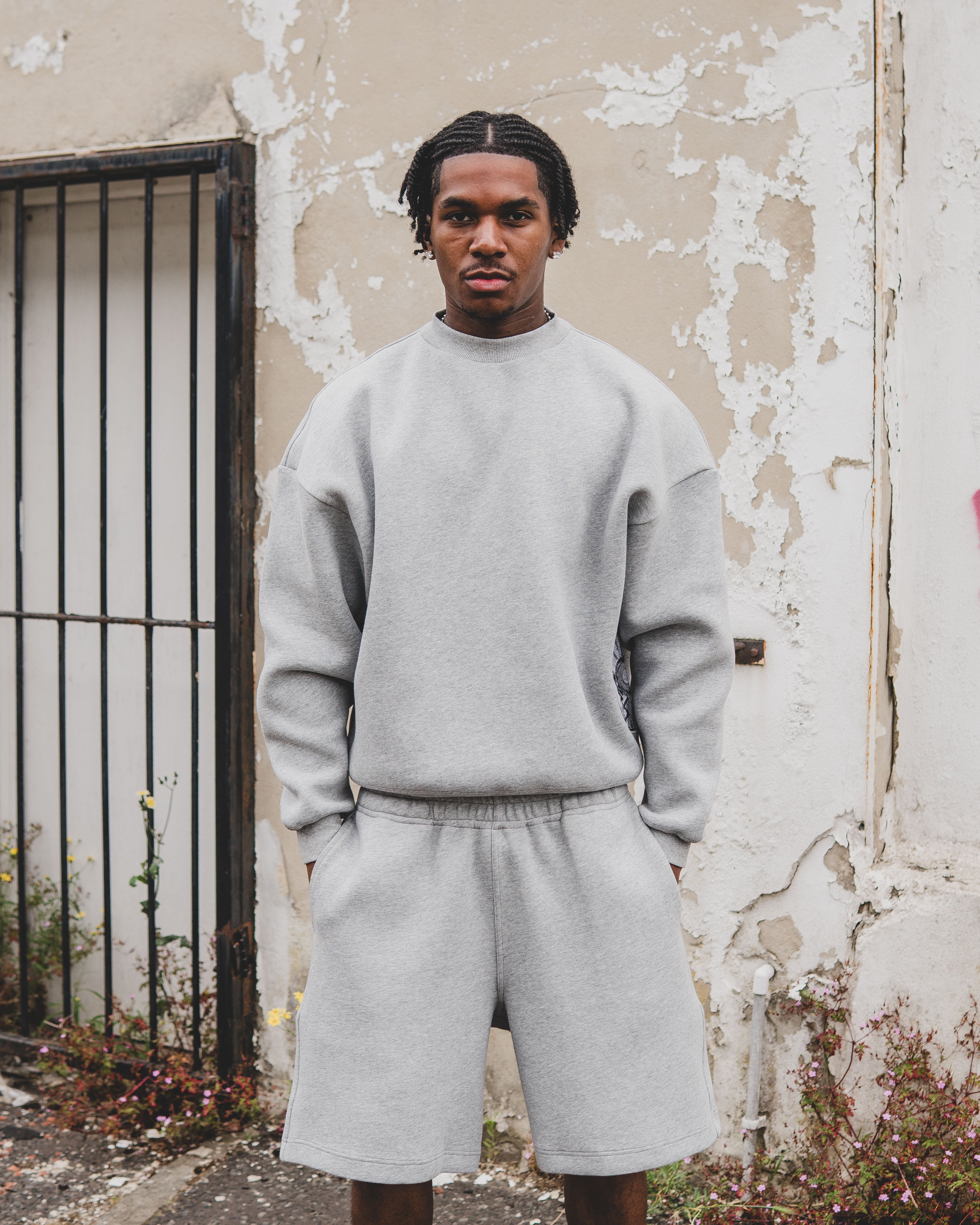 Disc Sweatshirt Grey [630GSM]-Coordom