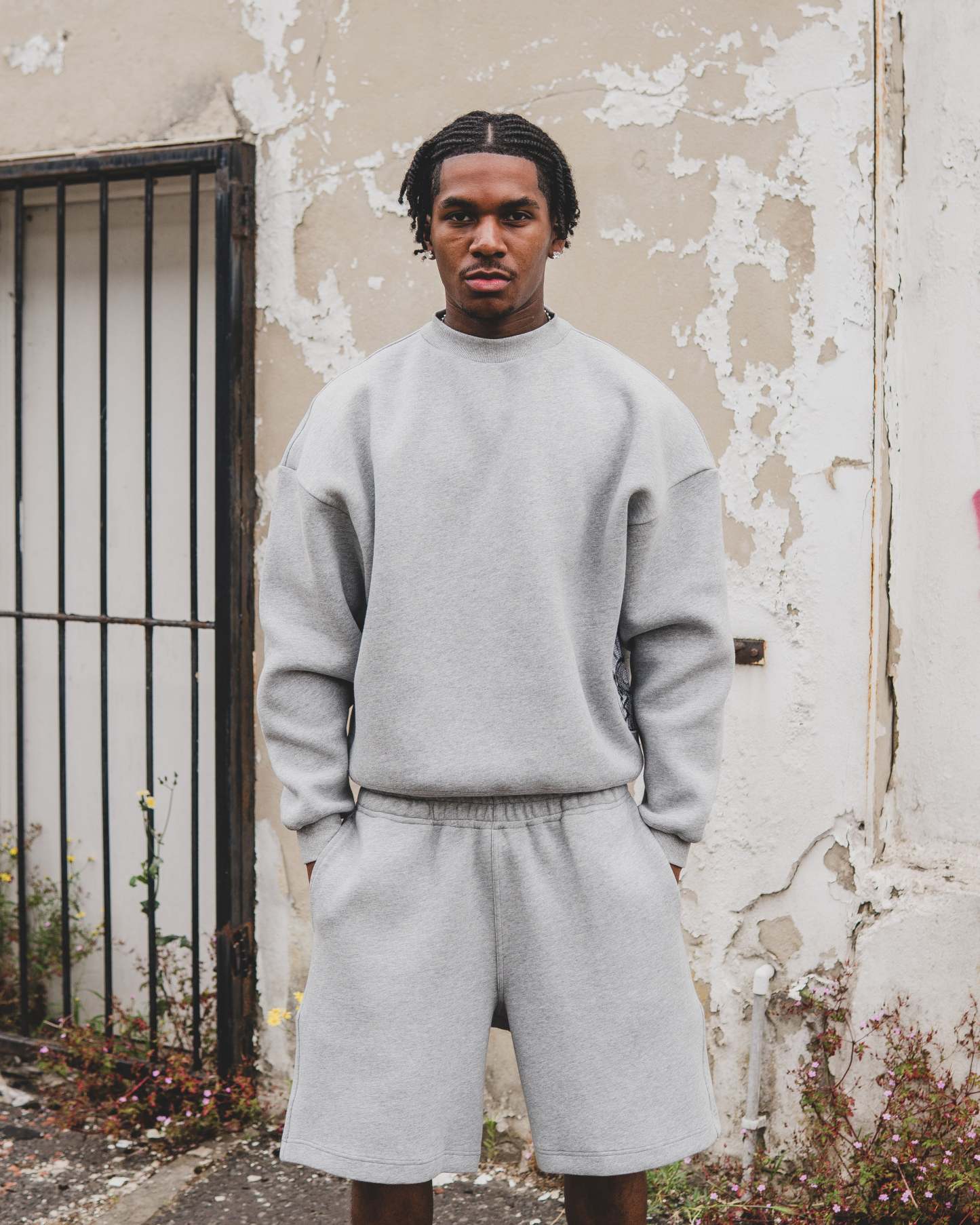 Disc Sweatshirt Grey [630GSM]-Coordom