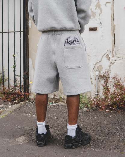 Disc Baggy Shorts Grey [630GSM]-Coordom