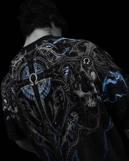 Resurrection Oversized T-shirt [FROST]-Coordom