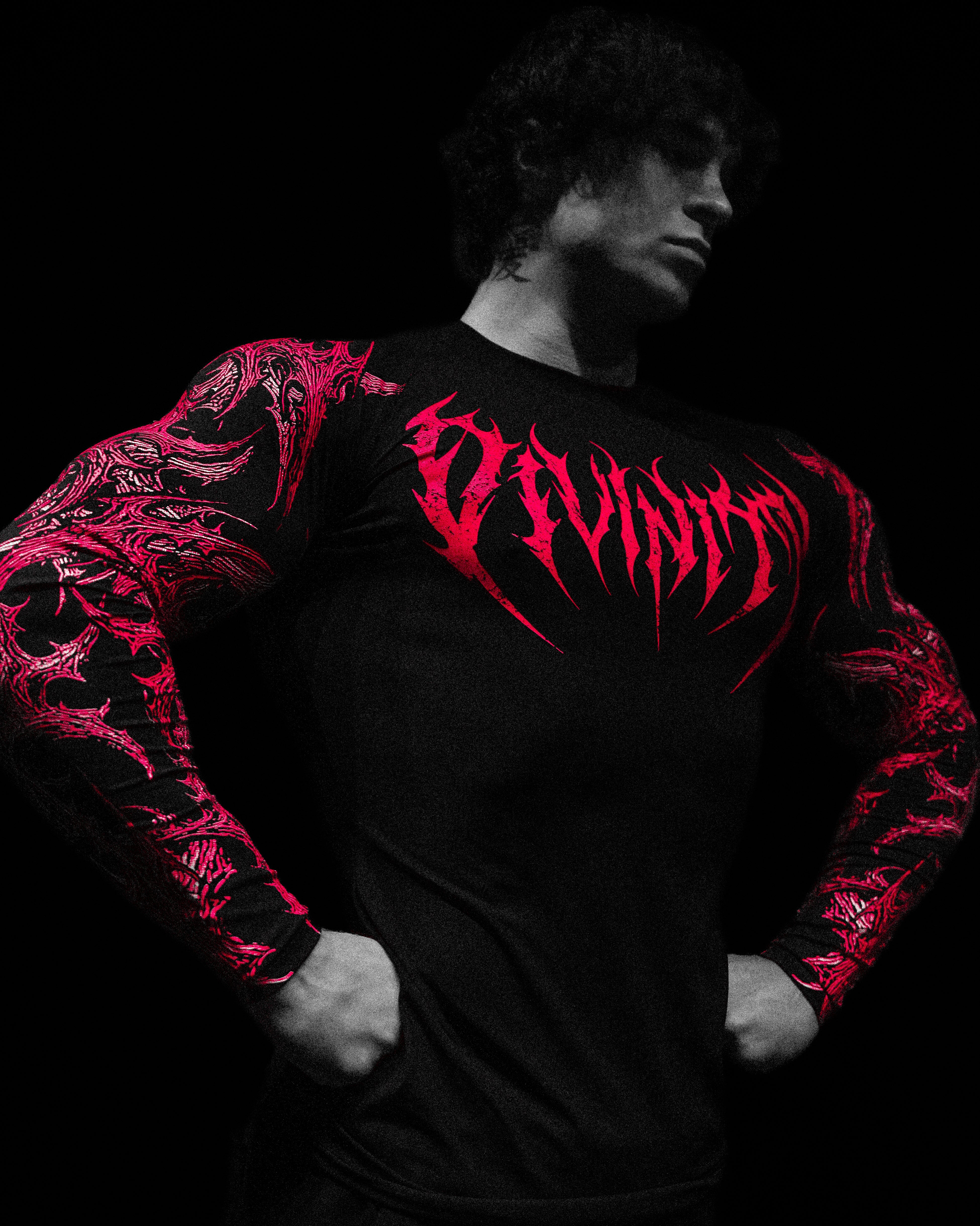 Void Tech™ Infernal longsleeve Compression [RUBY]-Coordom
