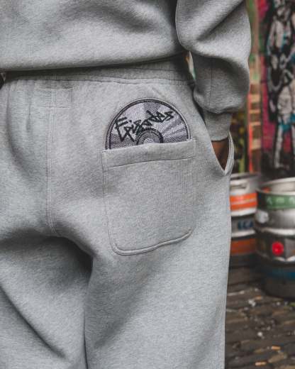 Disc Baggy Joggers Grey [630GSM]-Coordom