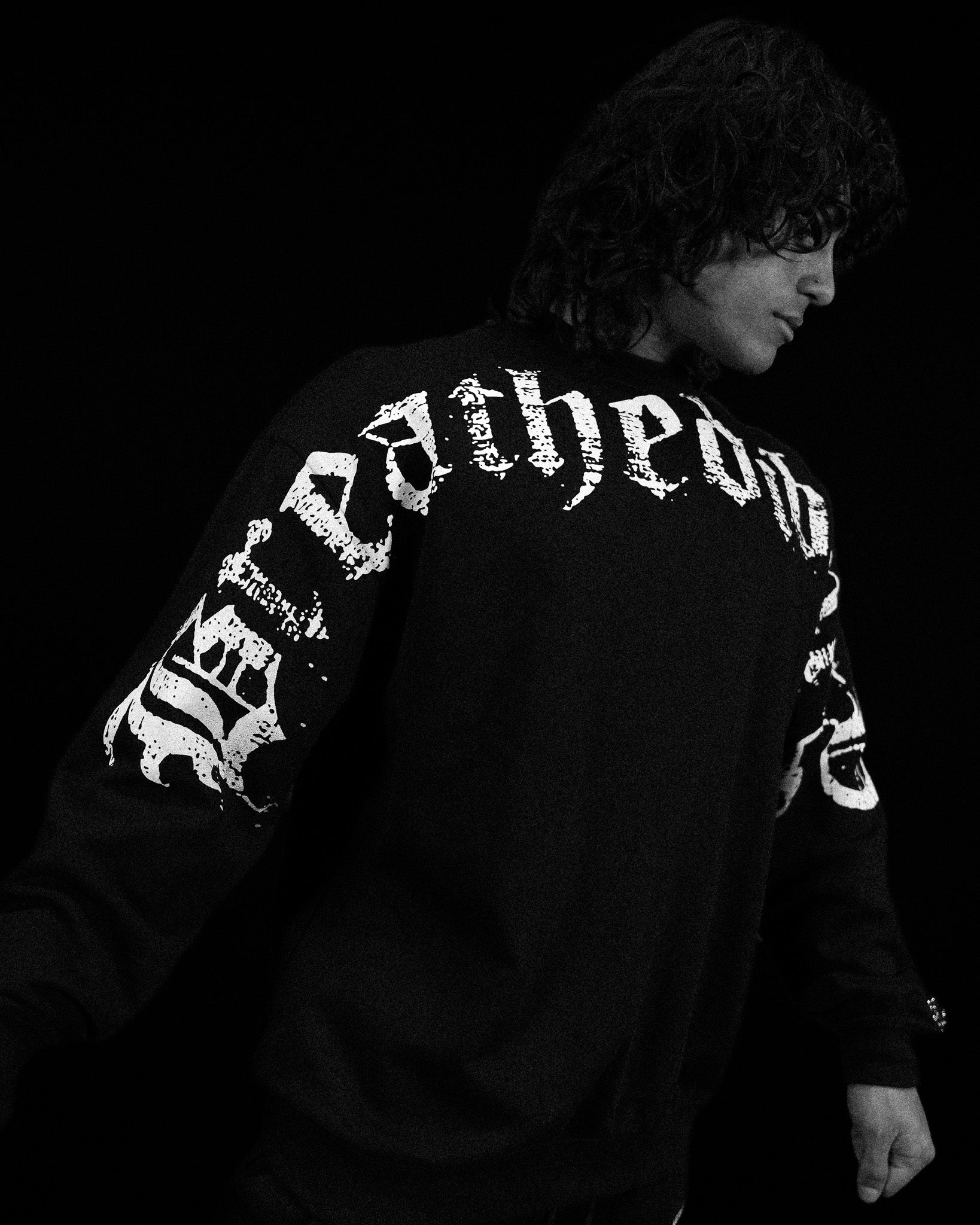 Elegant Oversized Premium Crewneck [VOID BLACK]-Coordom