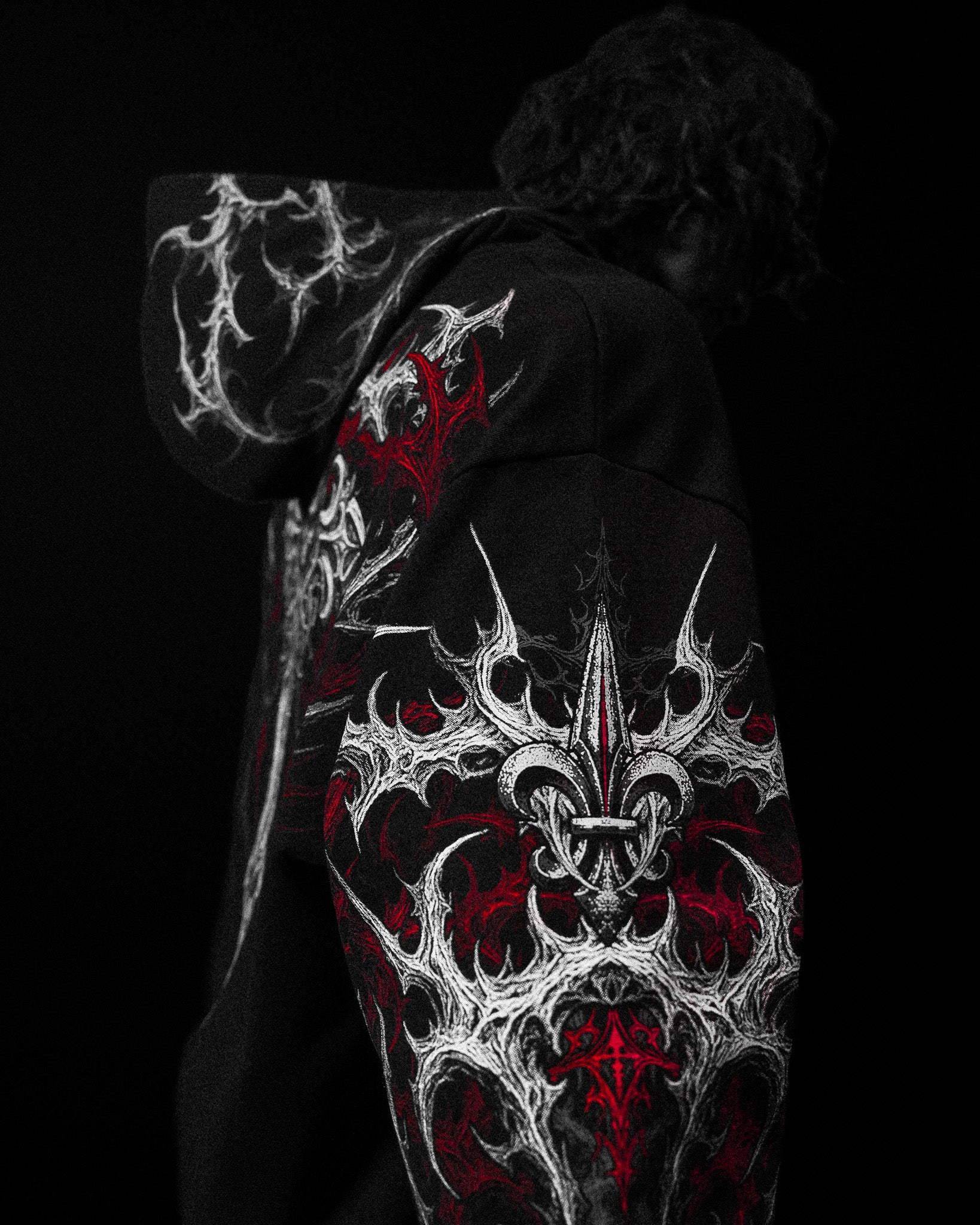 Heavenly Knight Oversized Zip-up Hoodie [NIGHTMARE]-Coordom