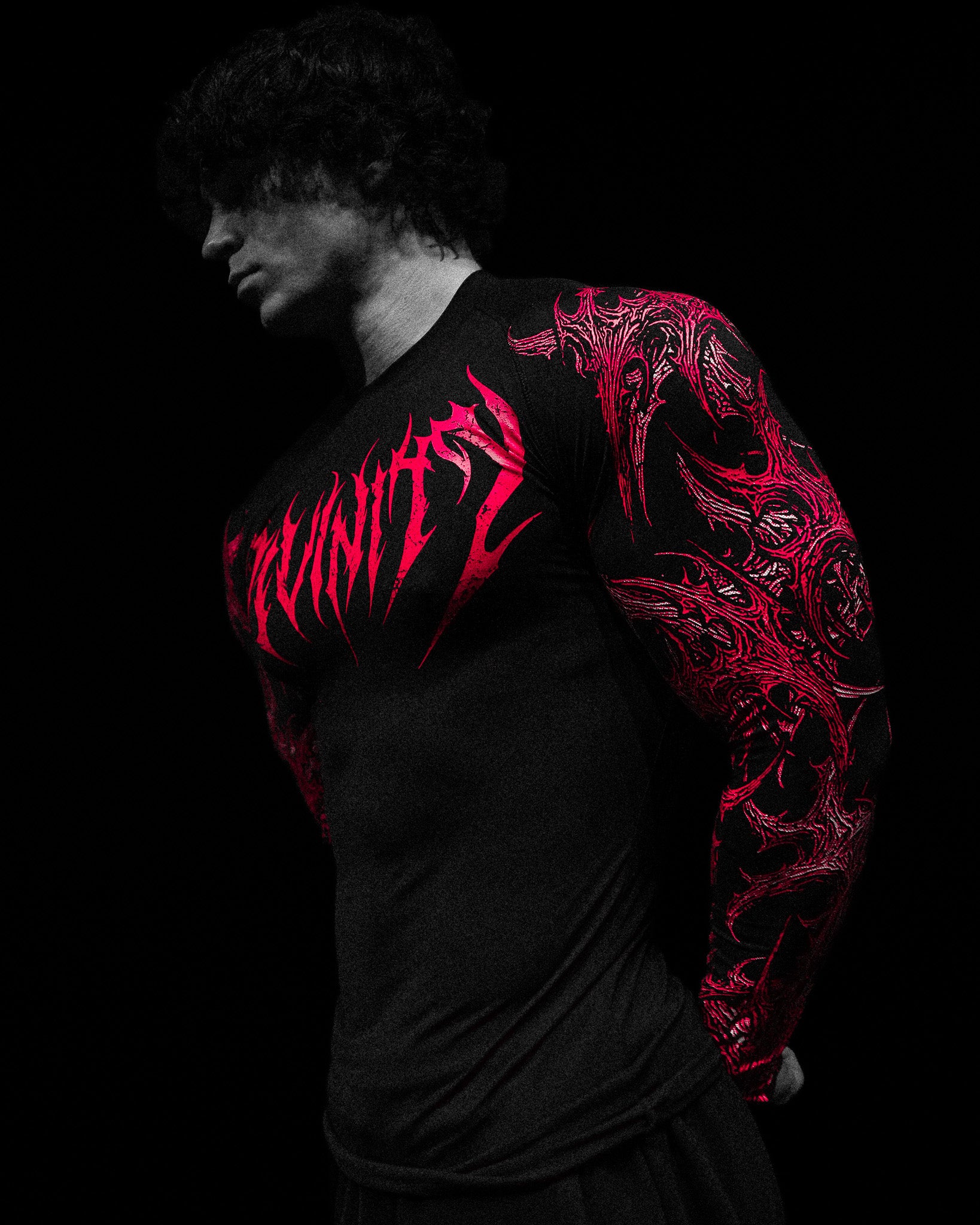 Void Tech™ Infernal longsleeve Compression [RUBY]-Coordom