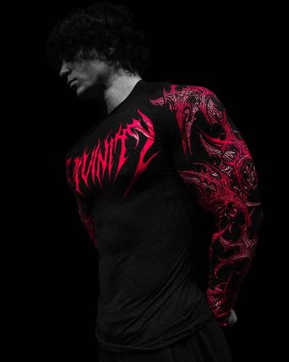 Void Tech™ Infernal longsleeve Compression [RUBY]-Coordom