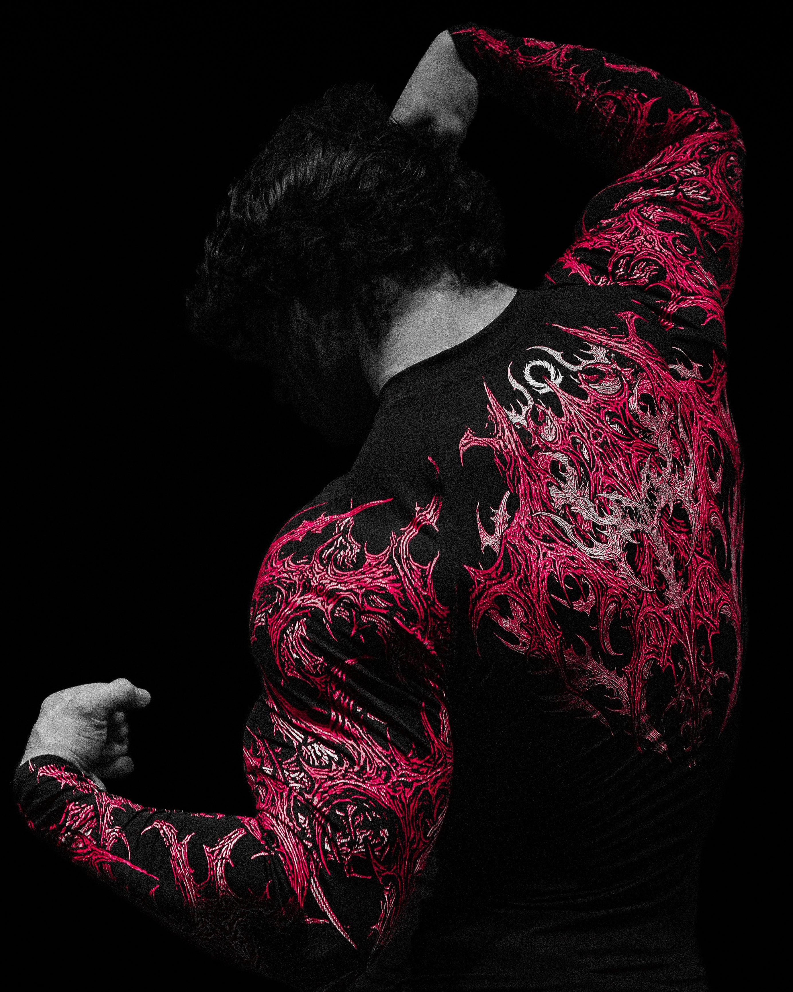 Void Tech™ Infernal longsleeve Compression [RUBY]-Coordom