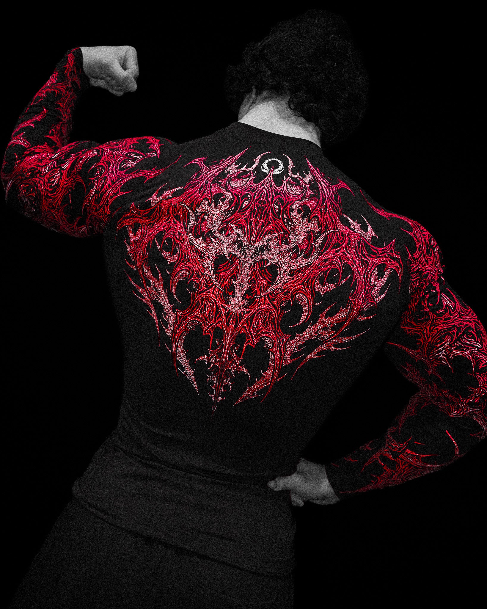 Void Tech™ Infernal longsleeve Compression [RUBY]-Coordom
