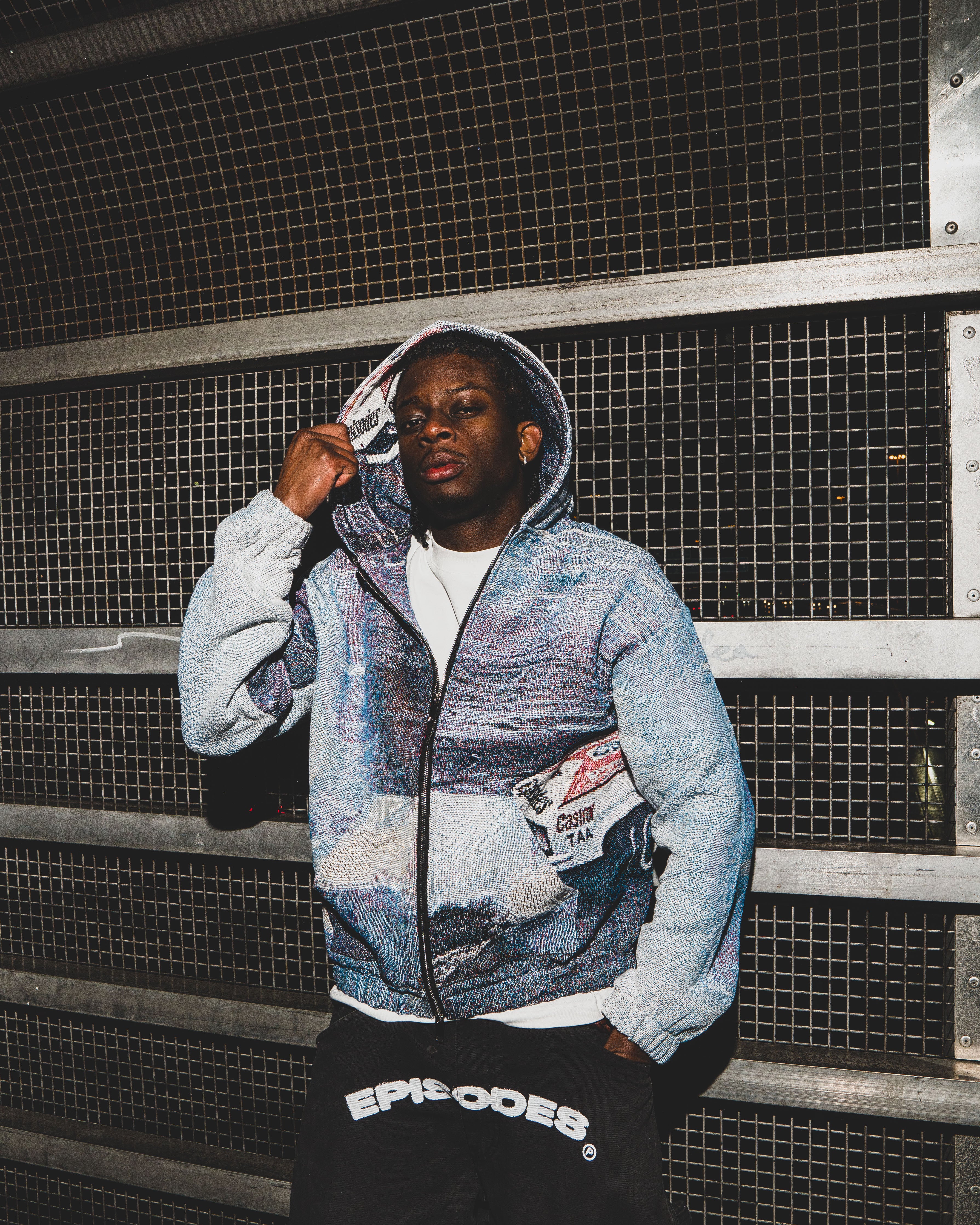 Tapestry Zip-Up Hoodie | Vintage Streetwear Oversized Casual Jacket-Coordom