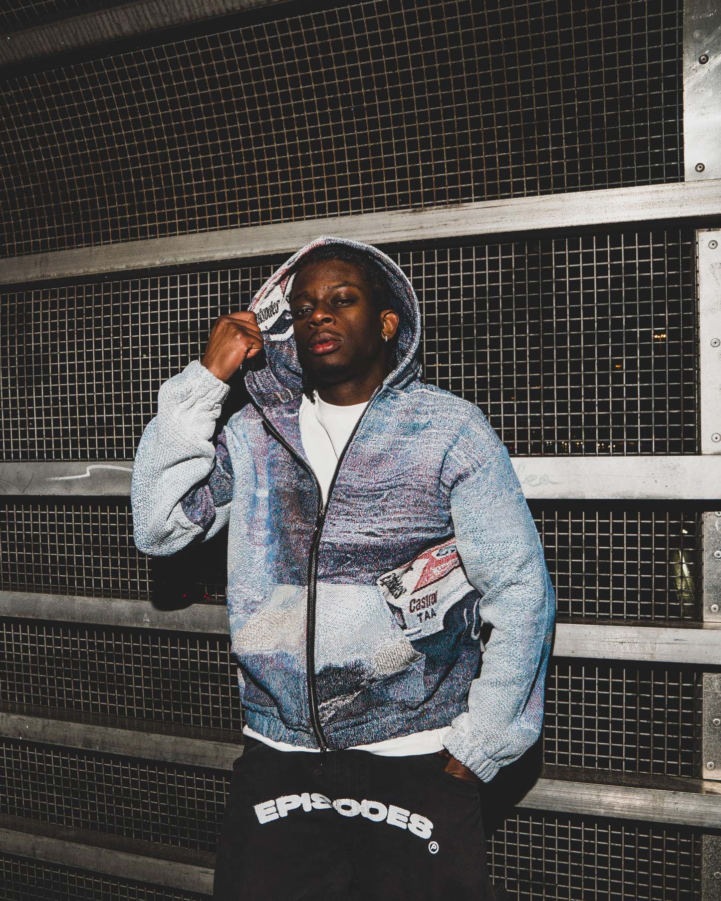 Tapestry Zip-Up Hoodie | Vintage Streetwear Oversized Casual Jacket-Coordom