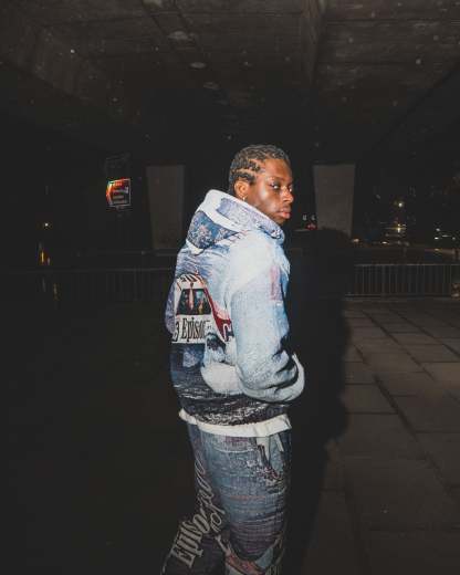 Tapestry Zip-Up Hoodie | Vintage Streetwear Oversized Casual Jacket-Coordom