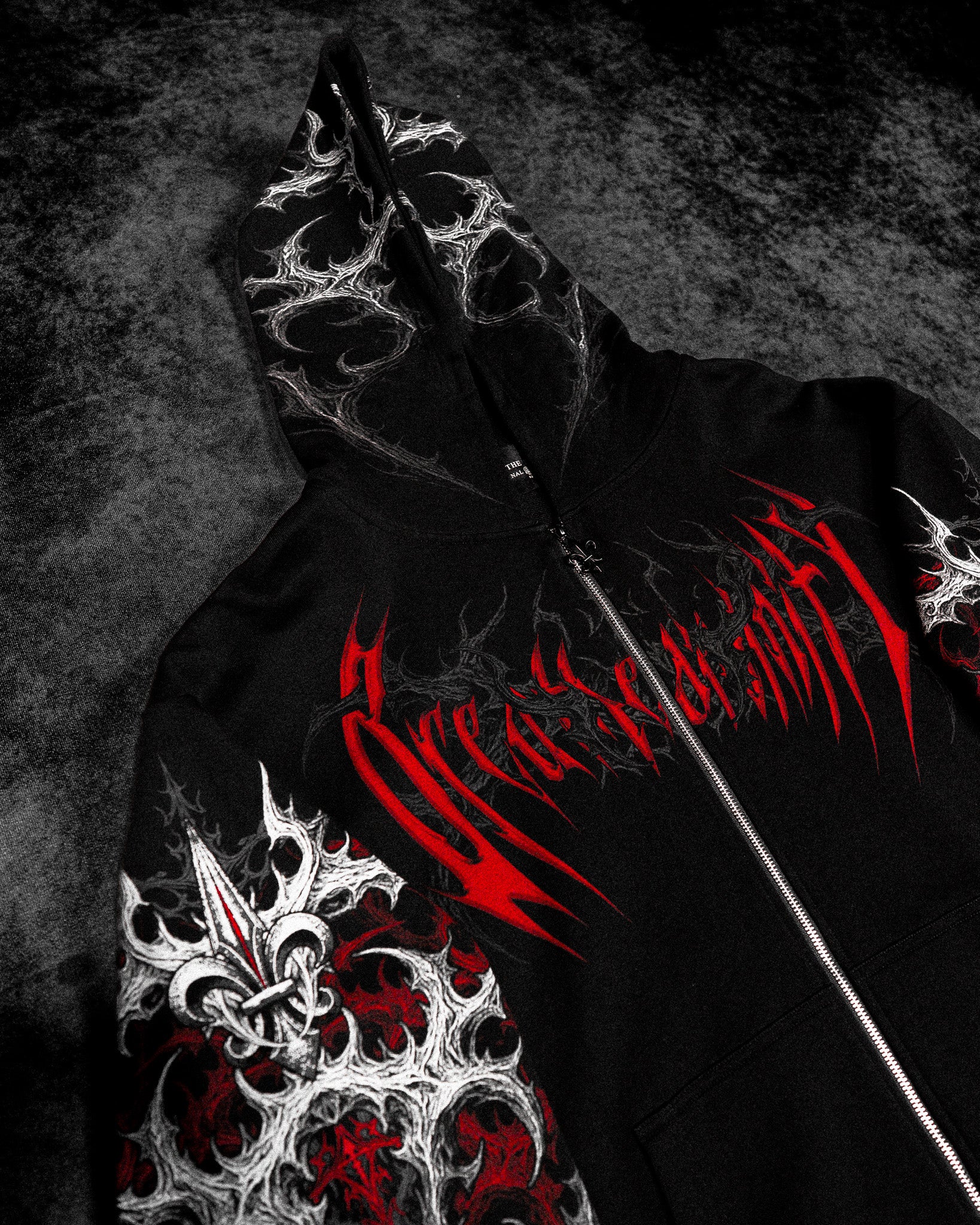 Heavenly Knight Oversized Zip-up Hoodie [NIGHTMARE]-Coordom