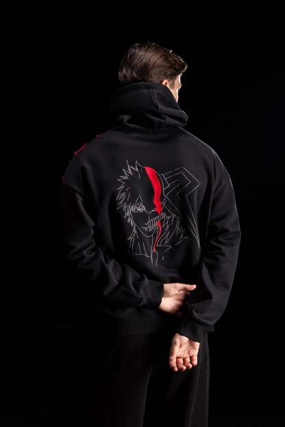 Hellfire Embroidery Hoodie-Coordom