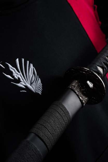 Hellfire Embroidery Hoodie-Coordom