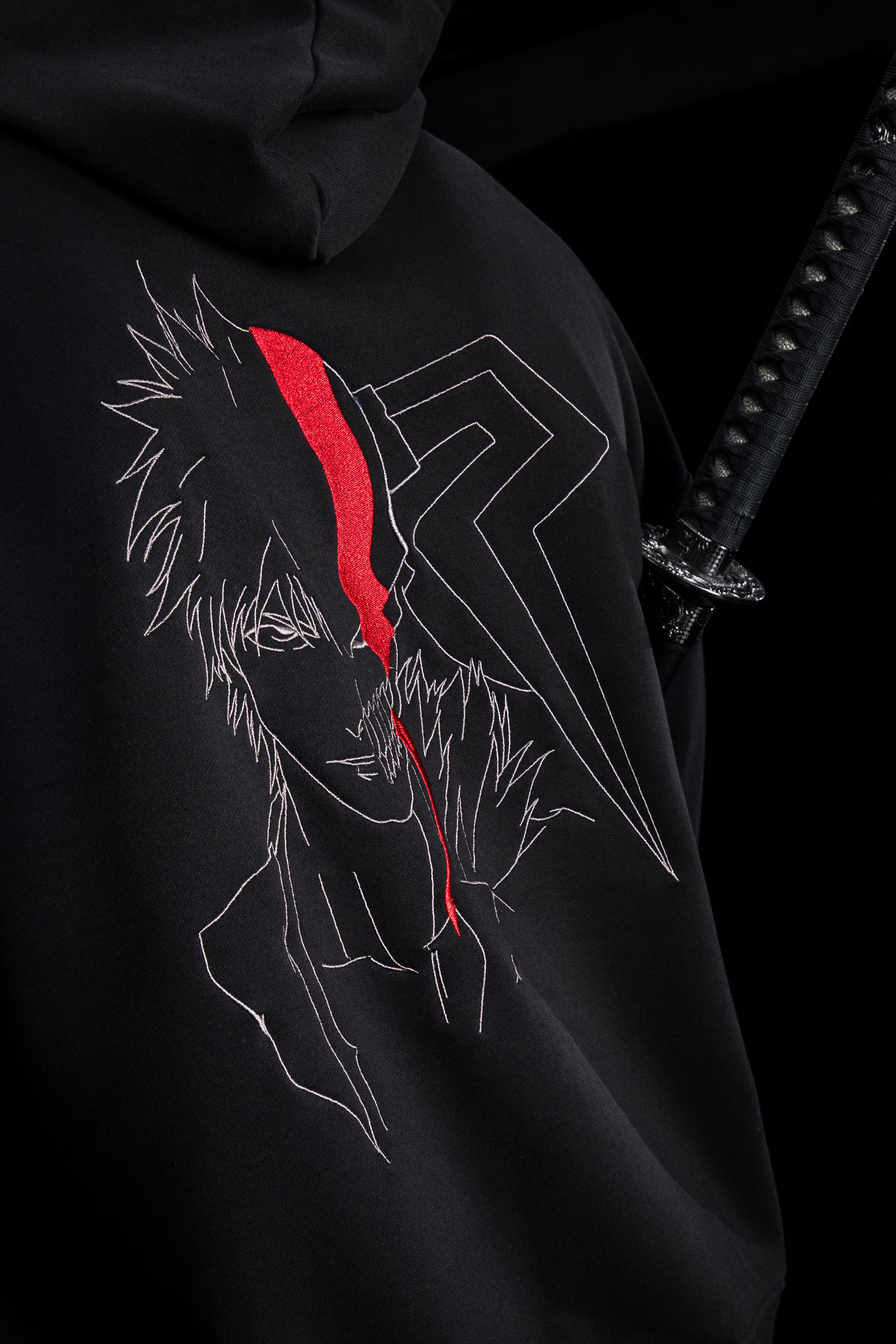 Hellfire Embroidery Hoodie-Coordom