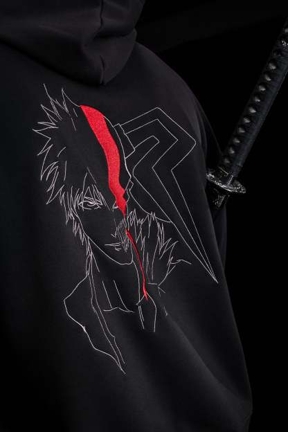 Hellfire Embroidery Hoodie-Coordom