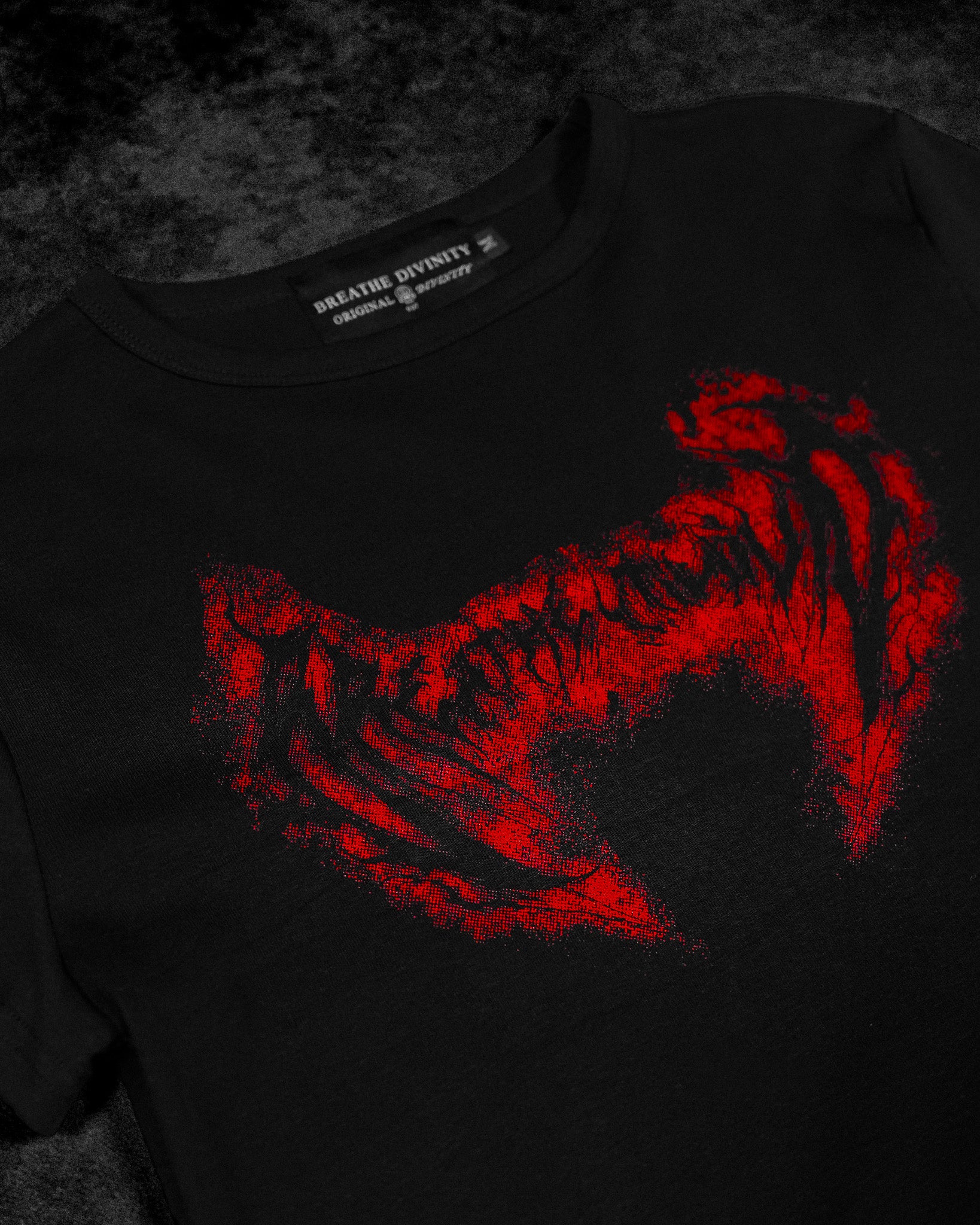 Essential Cropped baby T-shirt [NIGHTMARE]-Coordom
