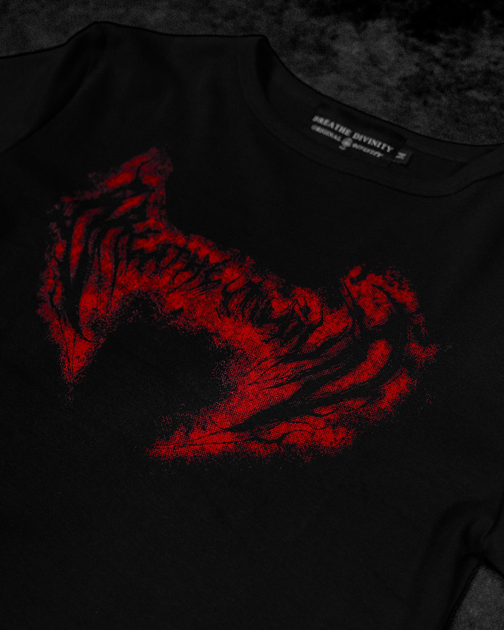 Essential Cropped baby T-shirt [NIGHTMARE]-Coordom