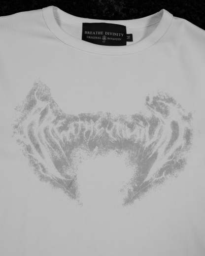 Essential Cropped baby T-shirt [DIVINE WHITE]-Coordom