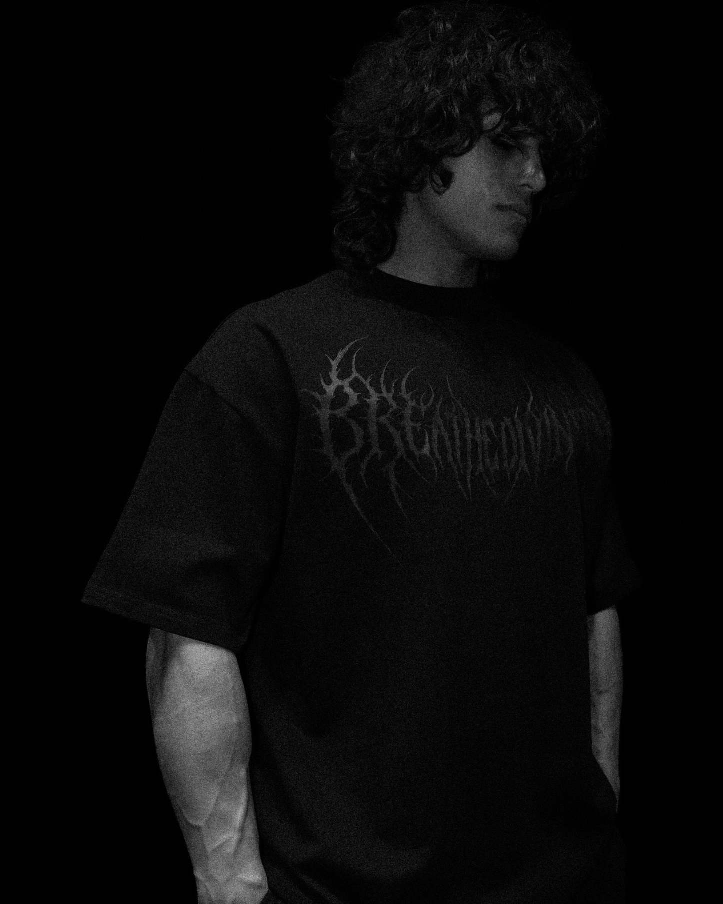 Dragon Blade Oversized T-shirt [DARKNESS]-Coordom