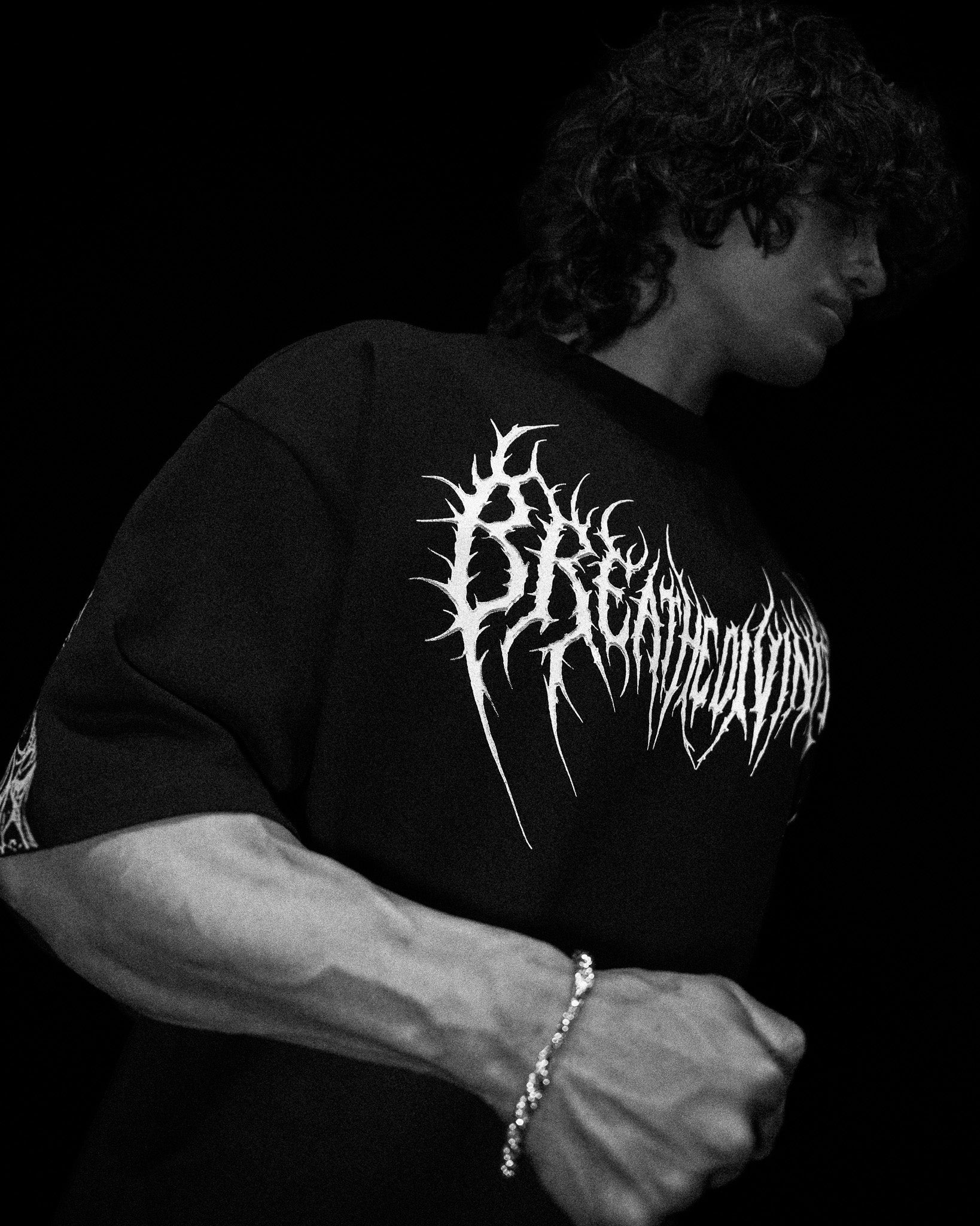 Dragon Blade Oversized T-SHIRT [HOLLOW PURPLE]-Coordom