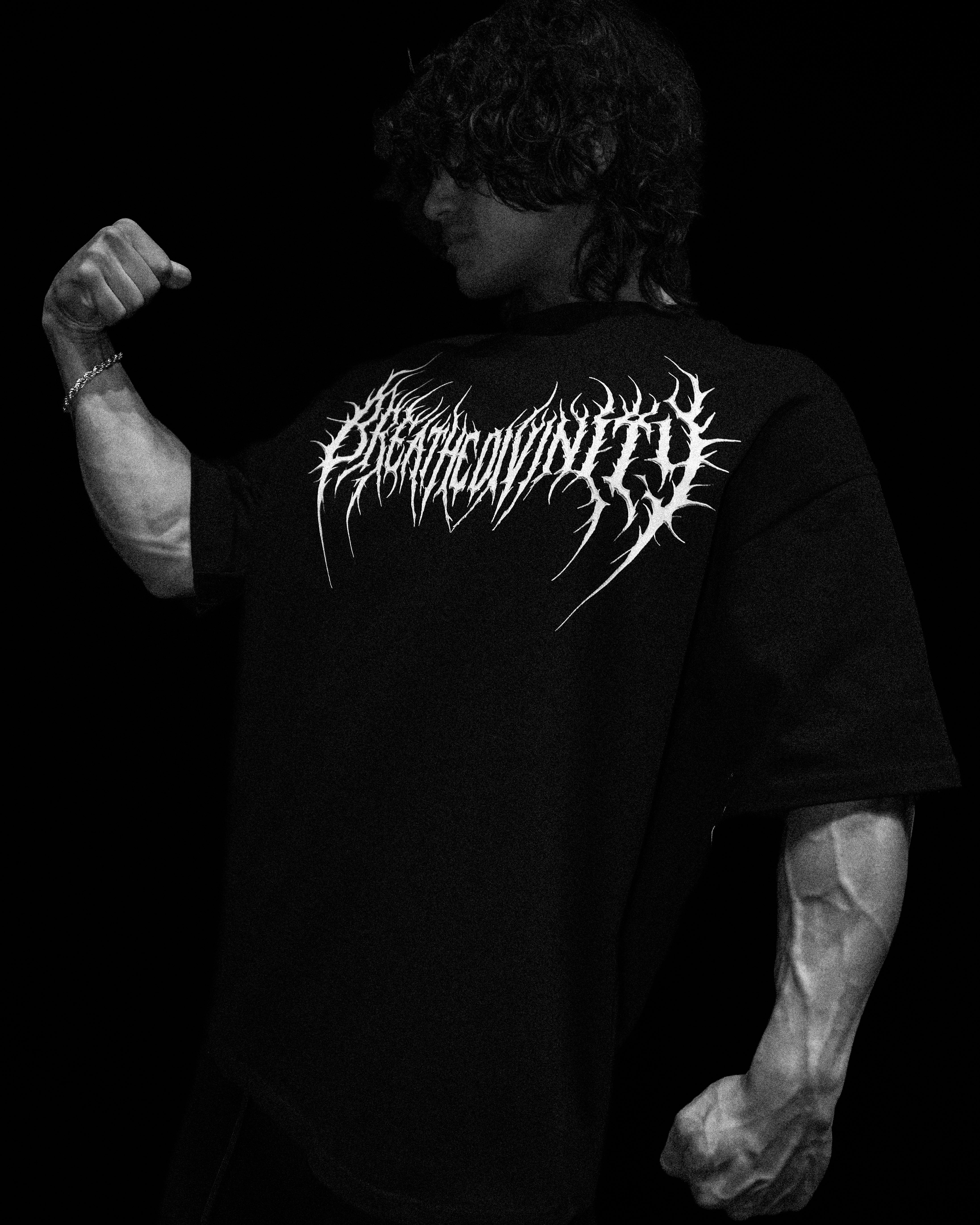 Dragon Blade Oversized T-shirt [HEAVENLY RED]-Coordom