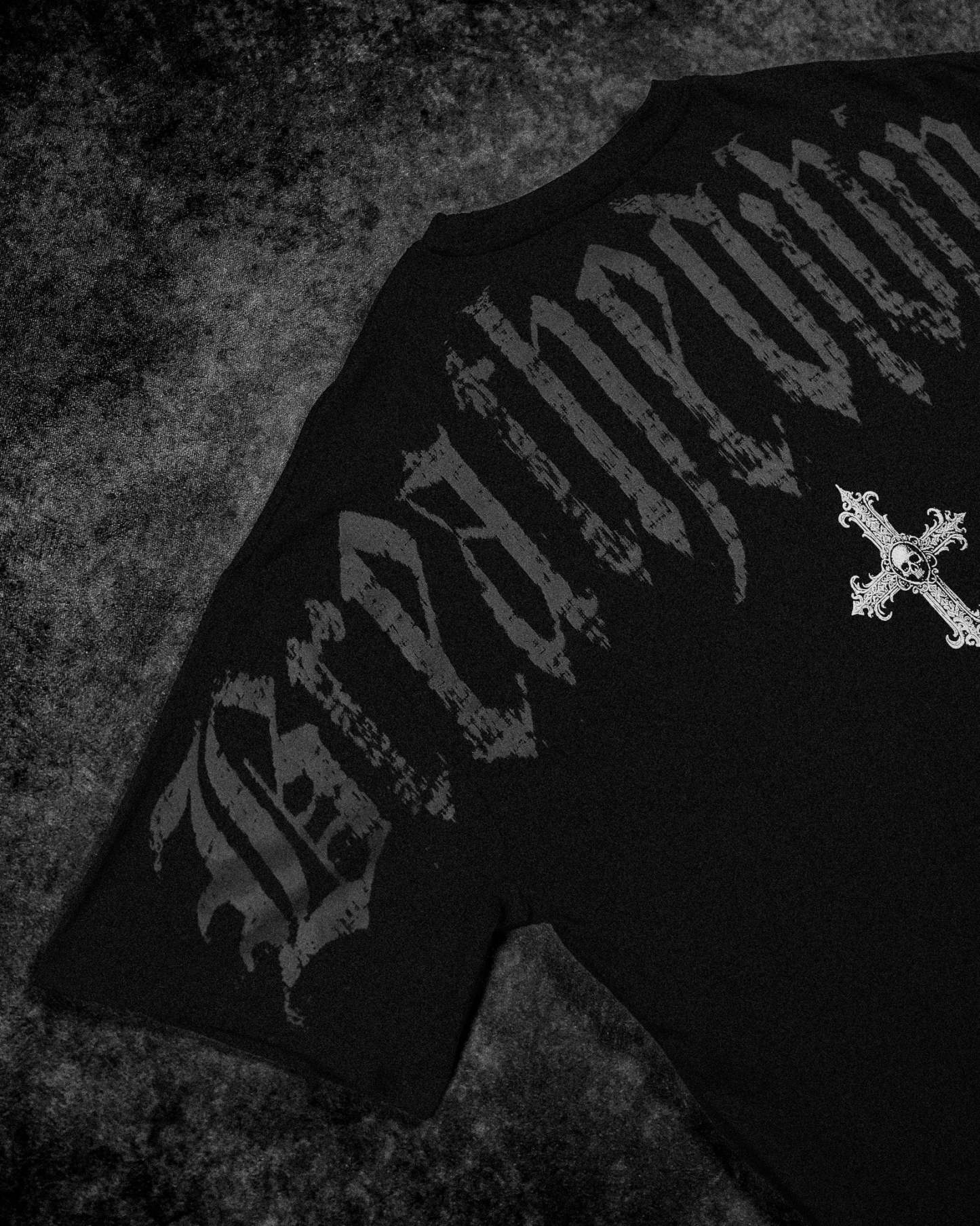 Elegant Oversized Lightweight T-shirt [VOID BLACK]-Coordom