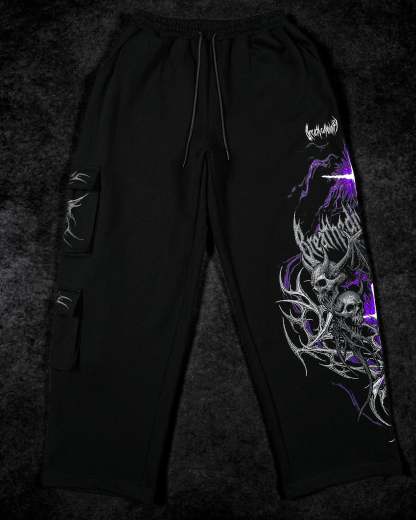 Deathwing Banana Shape Uncuffed Luxury Cargos [DUSK]-Coordom