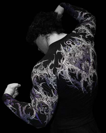 Void Tech™ Infernal longsleeve Compression [HOLLOW PURPLE]-Coordom