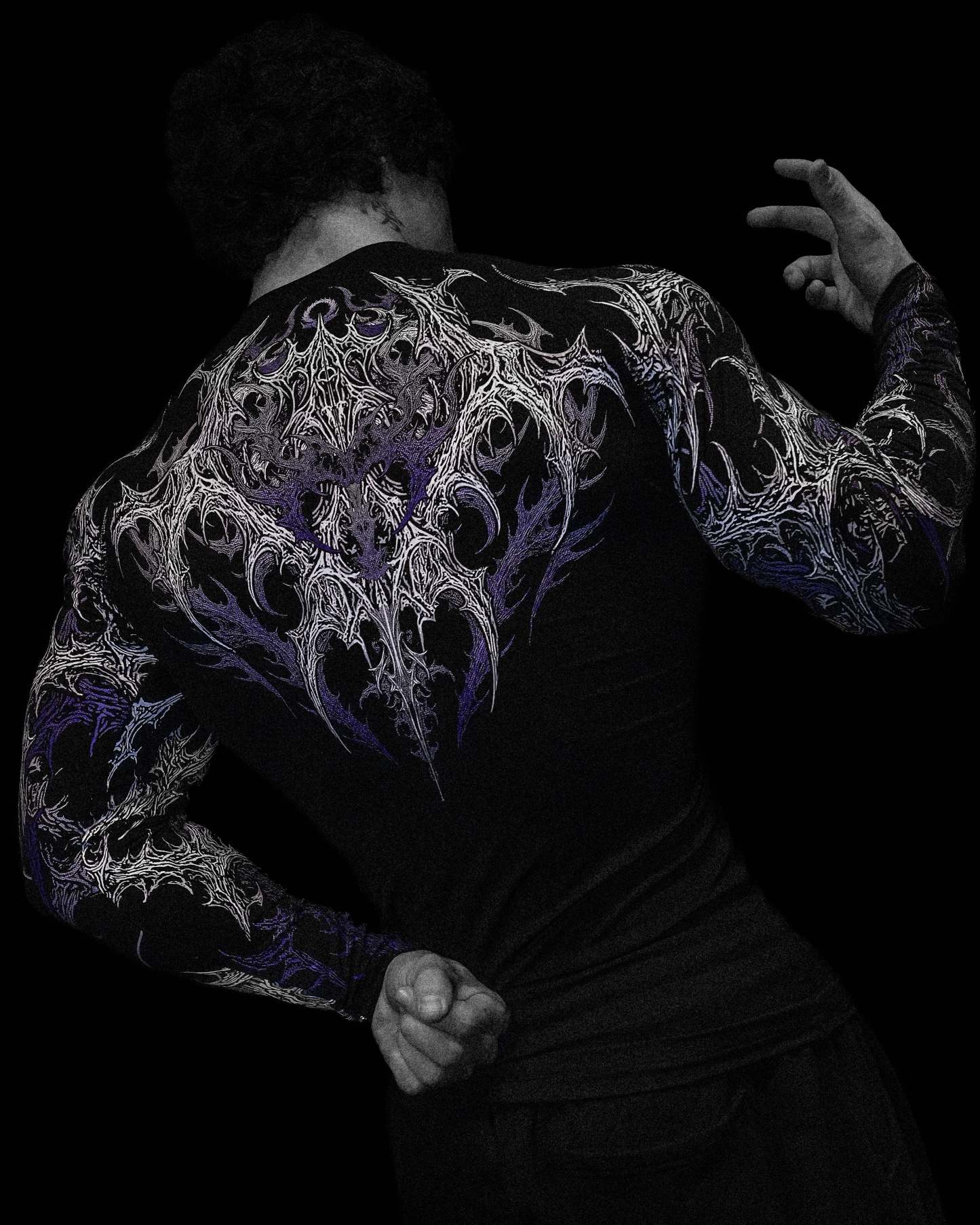 Void Tech™ Infernal longsleeve Compression [HOLLOW PURPLE]-Coordom