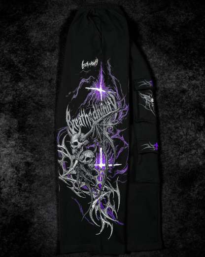 Deathwing Banana Shape Uncuffed Luxury Cargos [DUSK]-Coordom