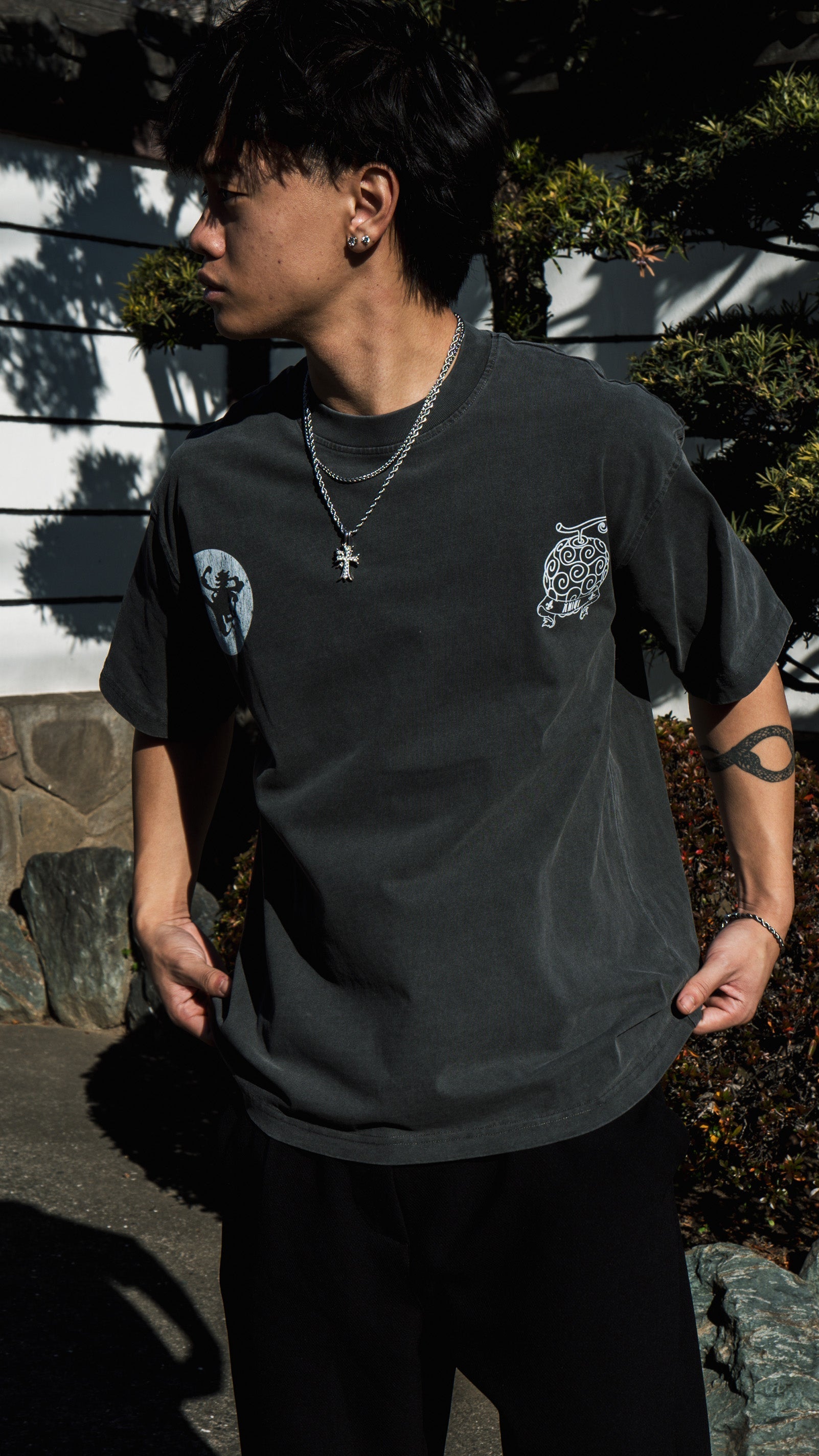 SUN GOD ACID WASH TEE-Coordom