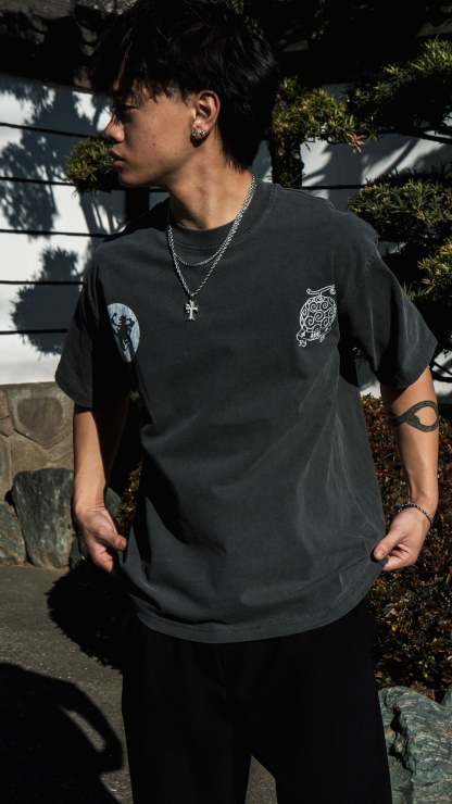 SUN GOD ACID WASH TEE-Coordom