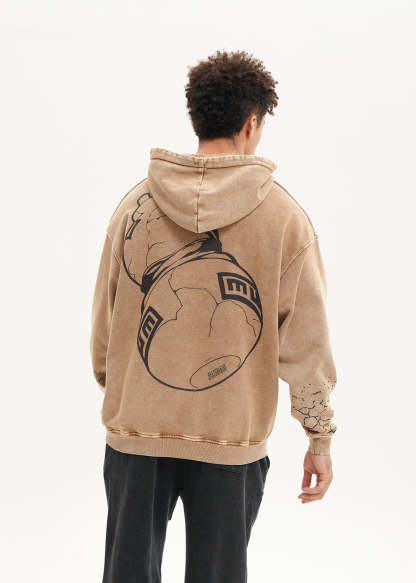 GAARA ACID WASH HOODIE-Coordom