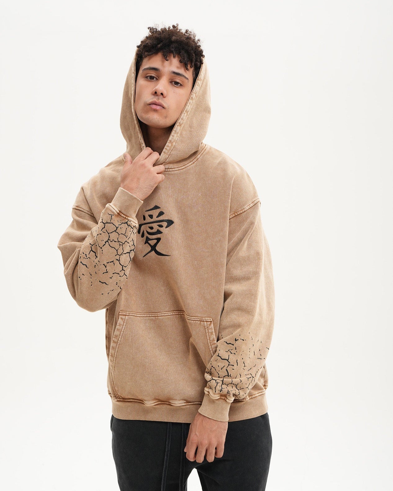 GAARA ACID WASH HOODIE-Coordom