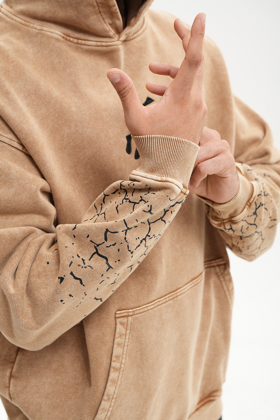 GAARA ACID WASH HOODIE-Coordom