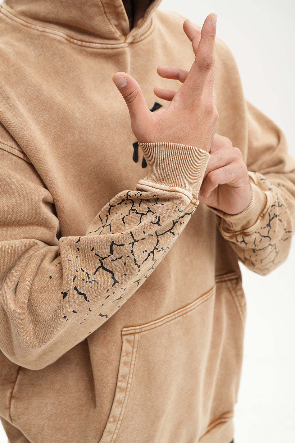 GAARA ACID WASH HOODIE-Coordom