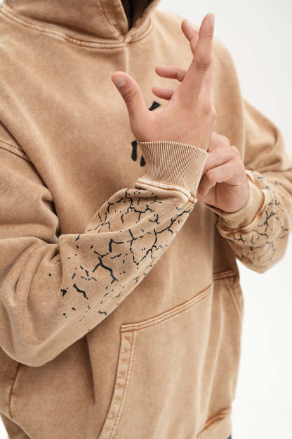 GAARA ACID WASH HOODIE-Coordom
