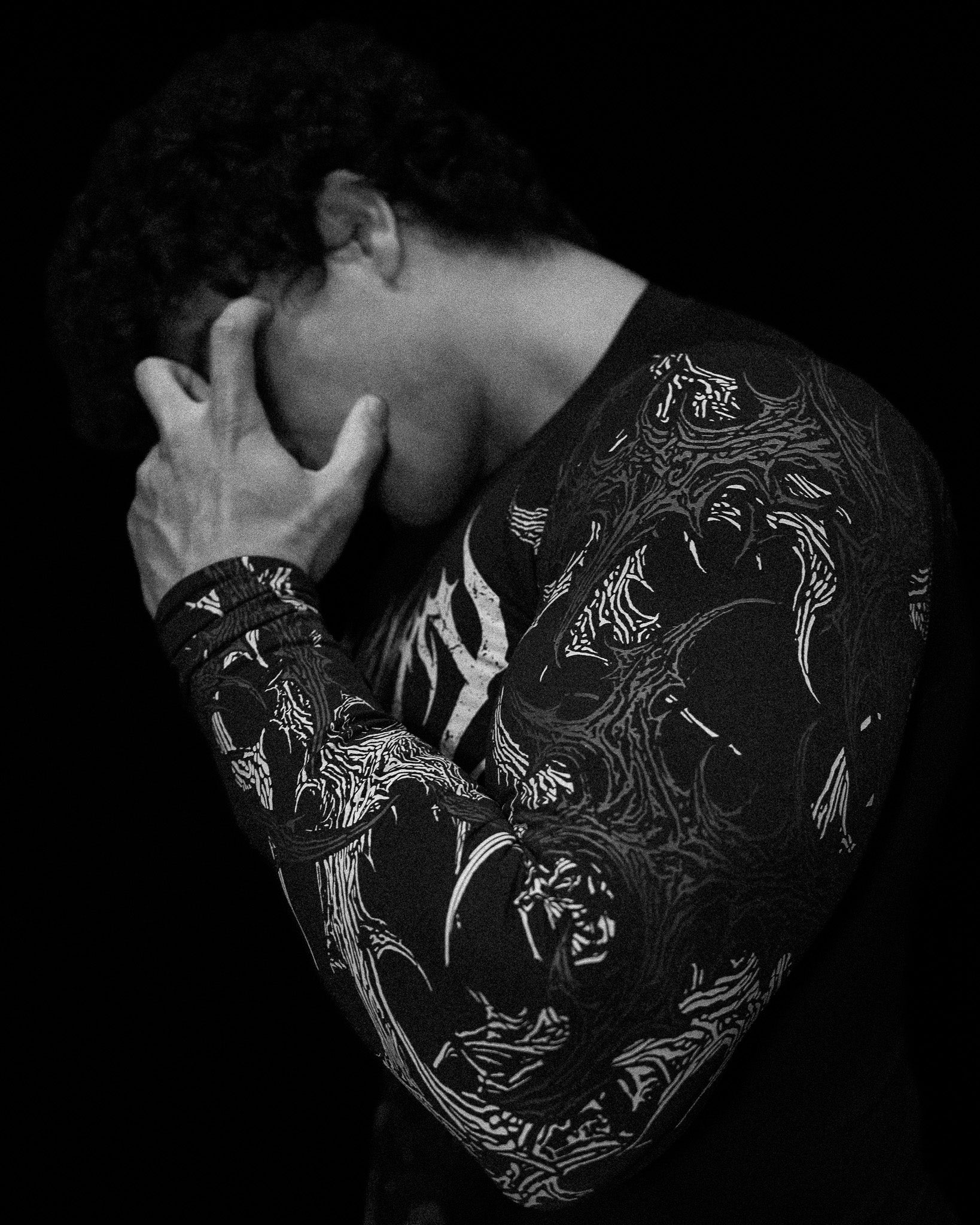 Void Tech™ Infernal longsleeve Compression [VOID BLACK]-Coordom