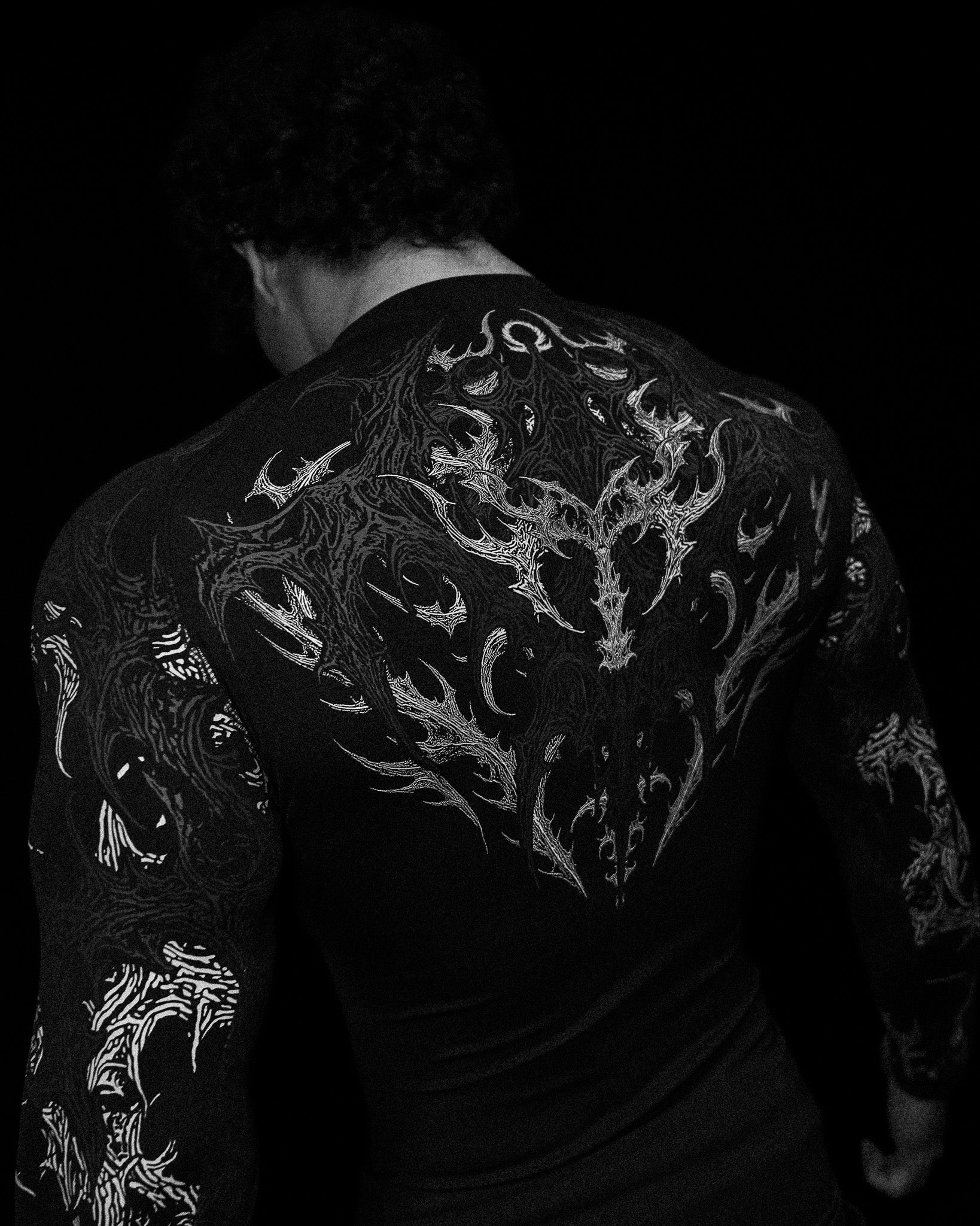 Void Tech™ Infernal longsleeve Compression [VOID BLACK]-Coordom