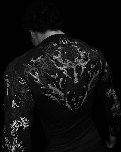 Void Tech™ Infernal longsleeve Compression [VOID BLACK]-Coordom