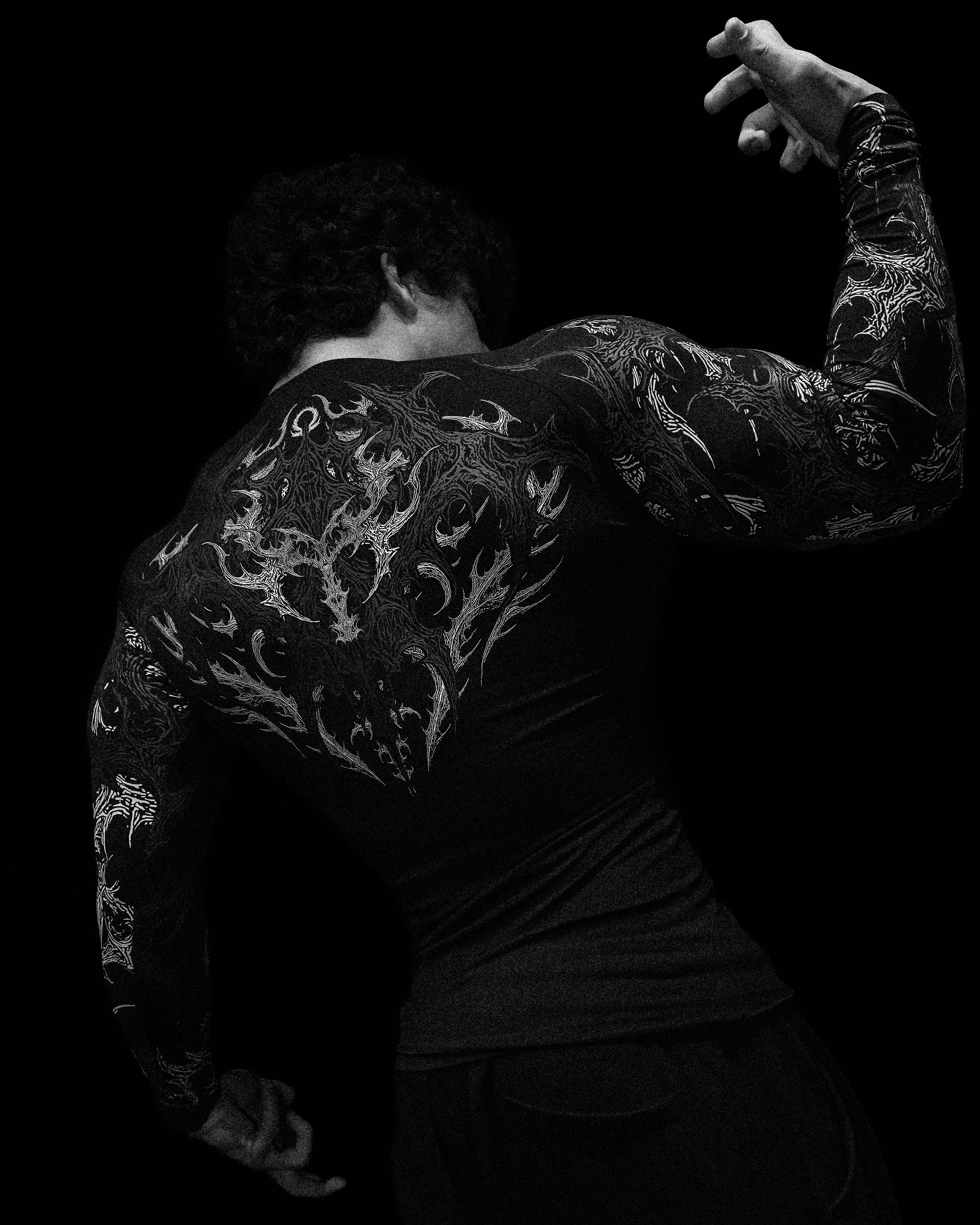 Void Tech™ Infernal longsleeve Compression [VOID BLACK]-Coordom