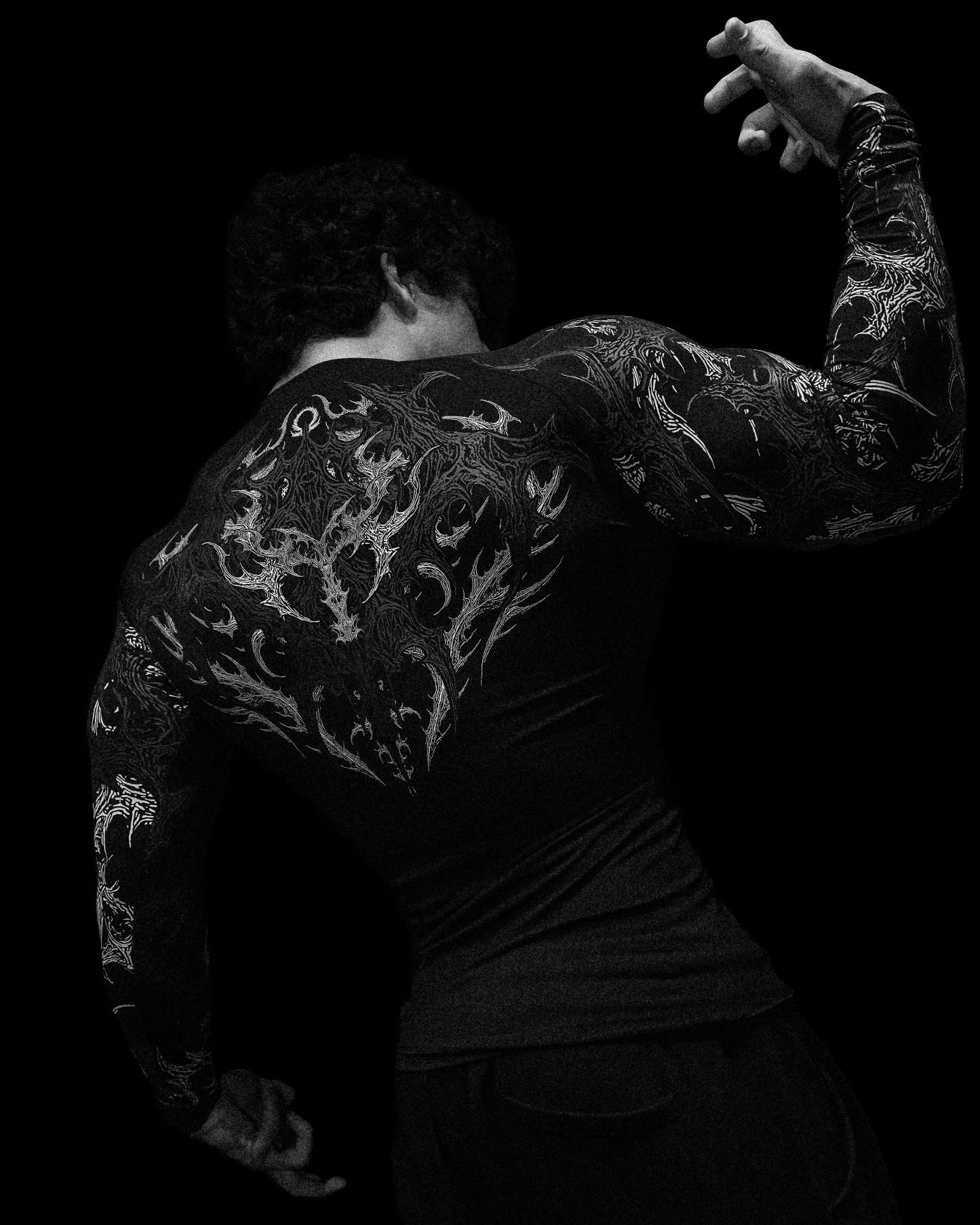 Void Tech™ Infernal longsleeve Compression [VOID BLACK]-Coordom