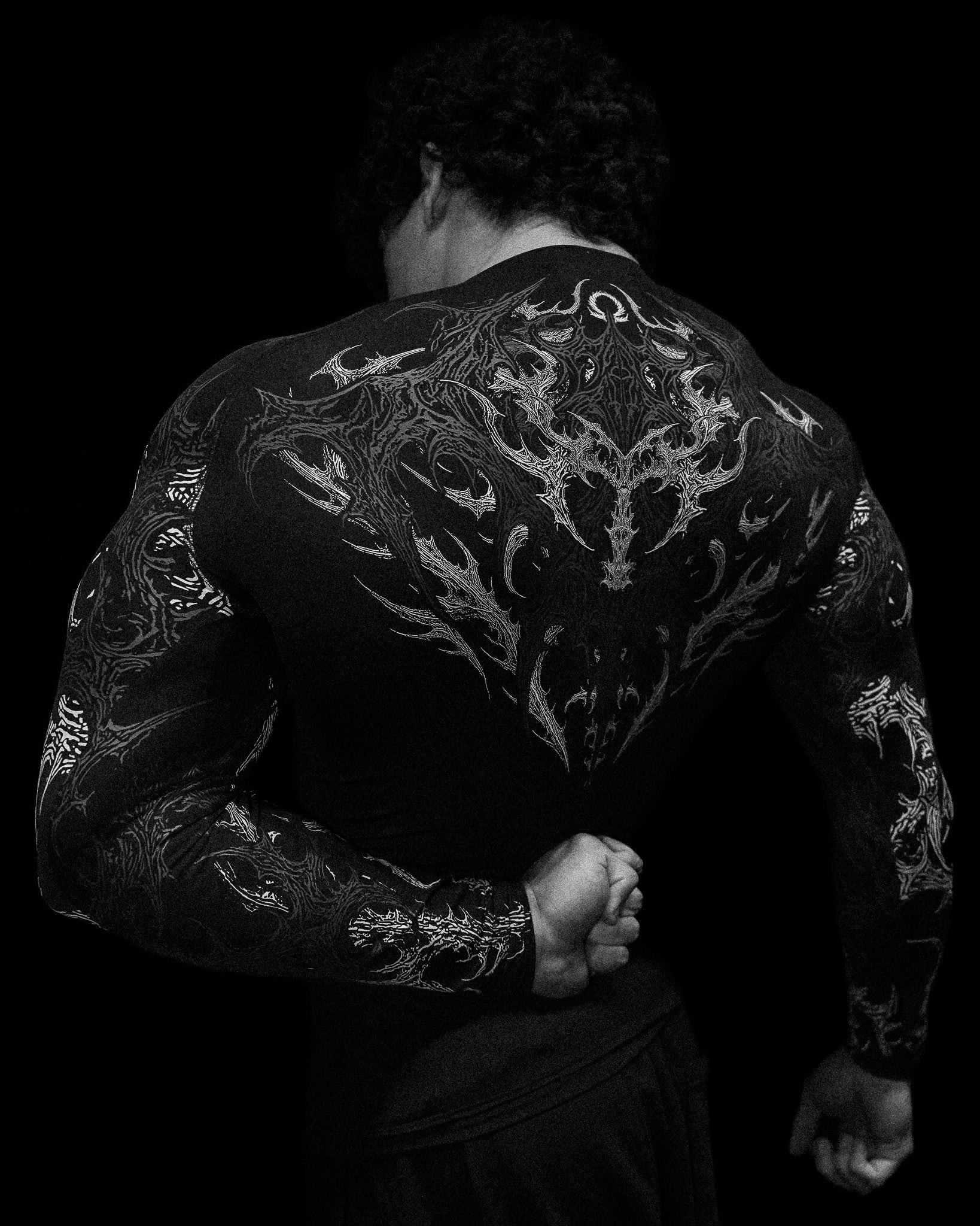 Void Tech™ Infernal longsleeve Compression [VOID BLACK]-Coordom