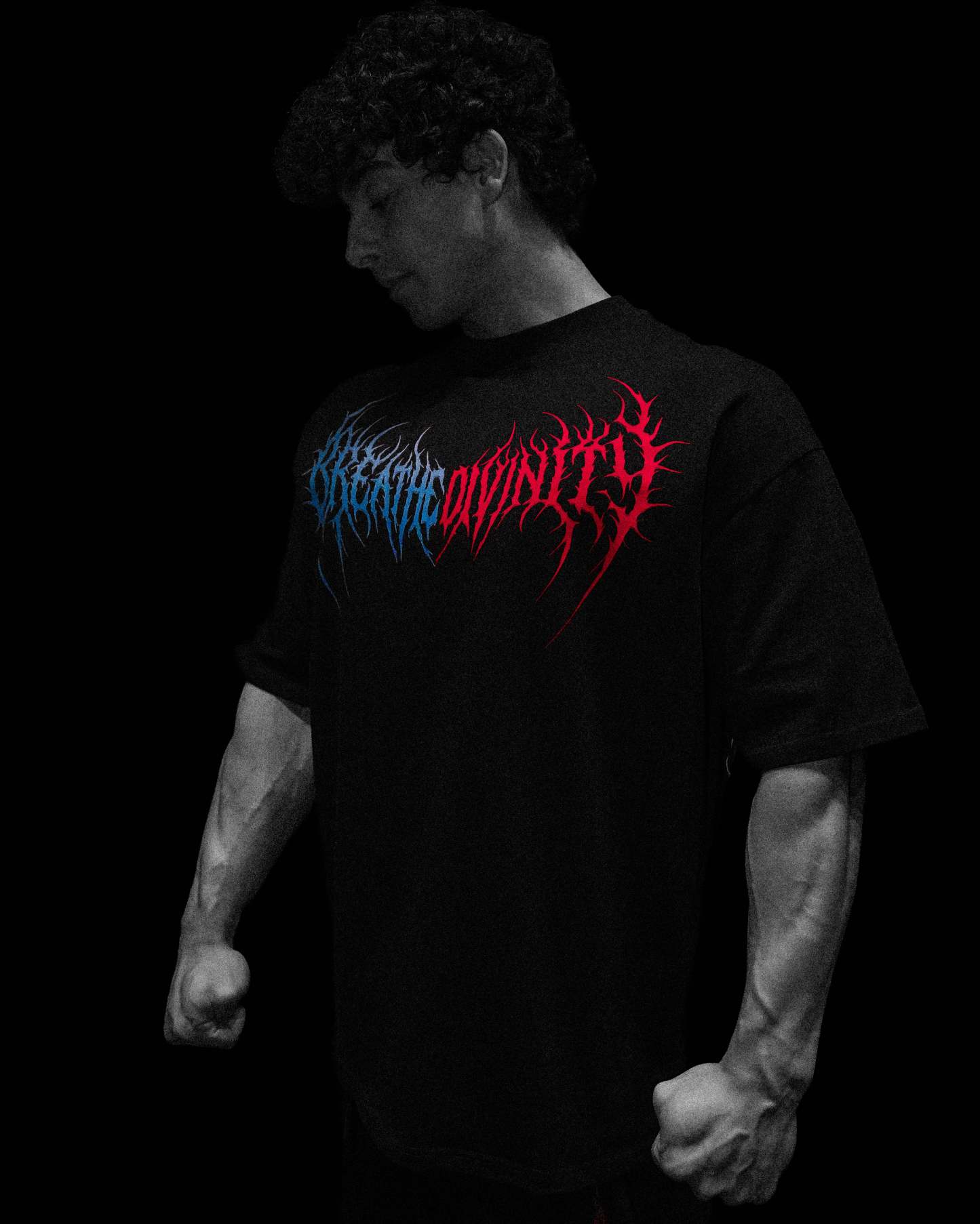 Dragon Blade Oversized T-shirt [FIRE & ICE]-Coordom