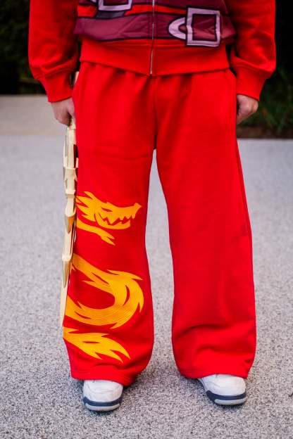  "Fire Ryu" Sweatpants-Coordom